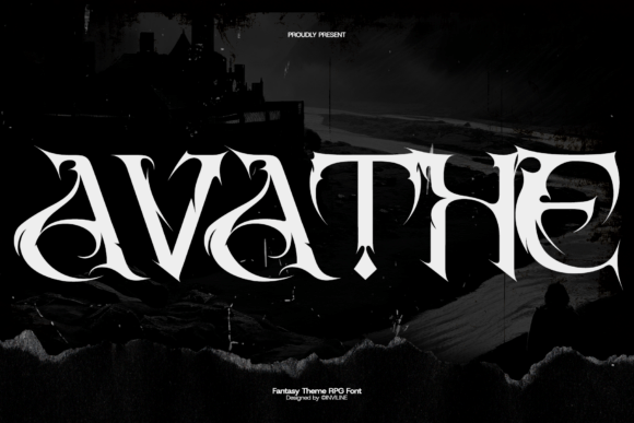 Avathe: A Bold Blackletter Font for Fantasy Campaigns