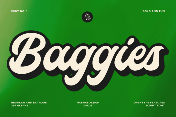 Baggies: A Bold Script Display Typeface for Editors