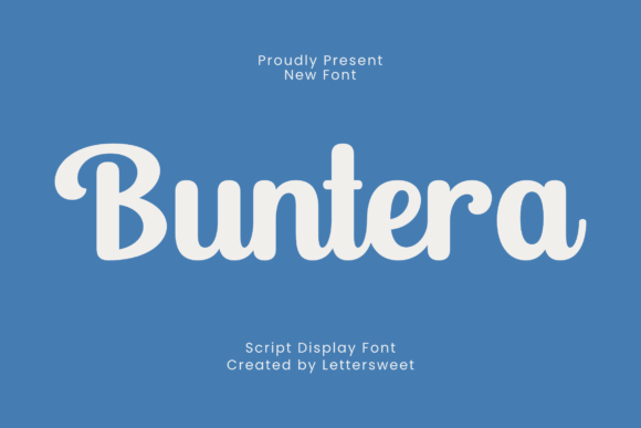 Buntera: The Friendly Script Font for Modern Campaigns