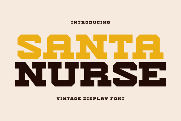 Designing Holiday Magic with the Santa Nurse Typeface