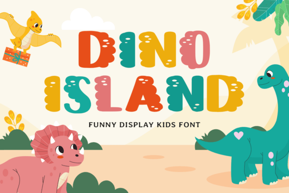 Dino Island: The Playful Display Font for Bold Campaigns