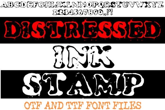 Distressed Ink Stamp: A Bold Display Typeface for Editorial Impact