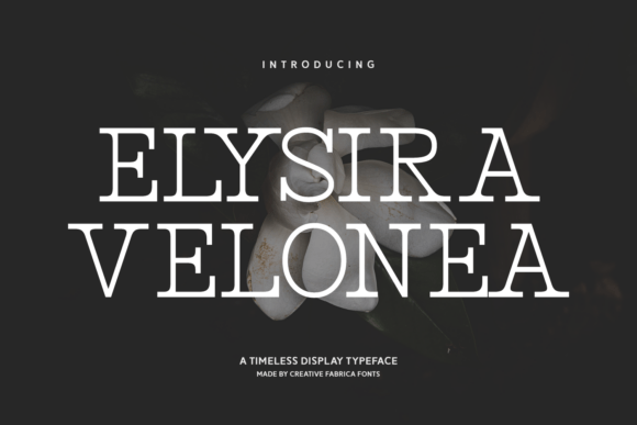 Elysira Velonea: A Timeless Serif Typeface for Elegant Branding
