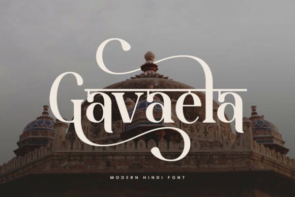 Gavaela: A Modern Serif Font for Cultural Campaigns
