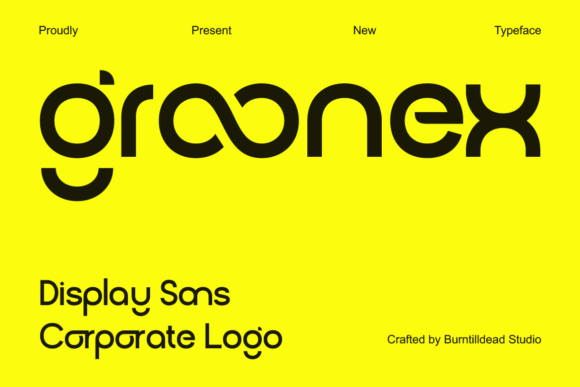 Groonex: The Modern Display Font for Bold Brand Identity