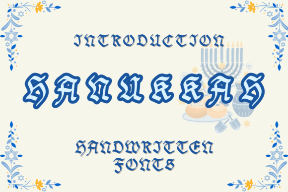 Hanukkah: The Bold Blackletter Font for Scroll-Stopping Designs