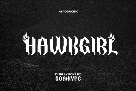 Hawkgirl Font: Bold Blackletter for Impactful Branding