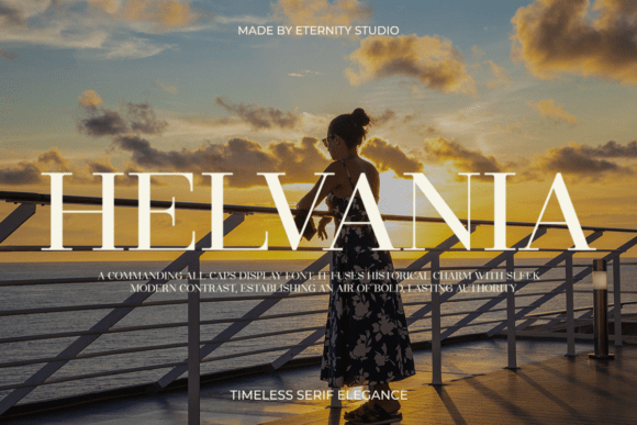 Helvania Font Review: Timeless Serif Elegance for Designers