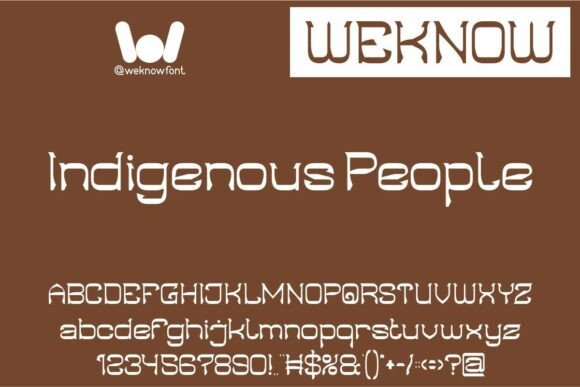 Indigenous People Serif Font for Bold Web Typography