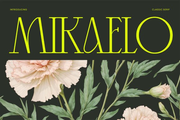 Mikaelo: A Sophisticated Serif Typeface for Editorial Design