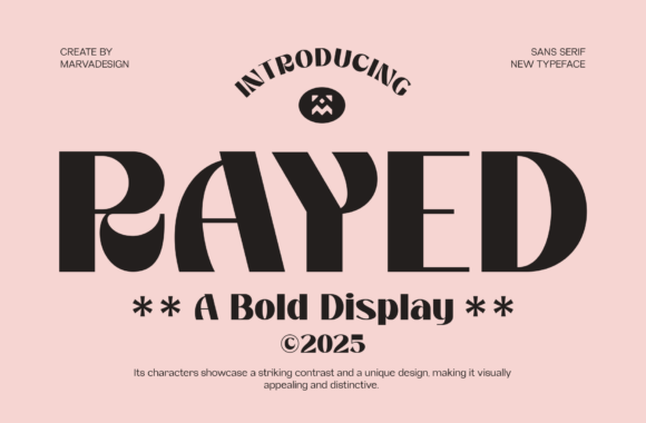 Rayed Typeface: Bold Sans Serif Fonts for Branding