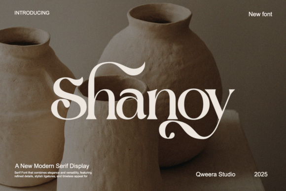 Shanoy: The Modern Serif Font for Bold Branding