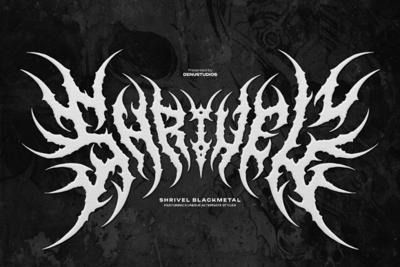 Shrivel Font Review: A Brutal Blackletter for Bold Designs