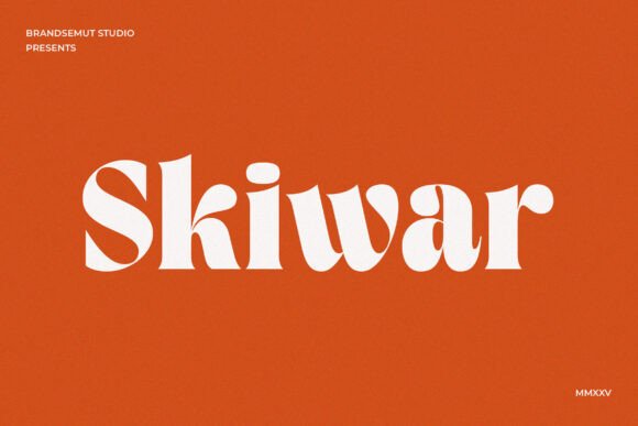 Skiwar: A Retro Serif Font for Elegant Branding