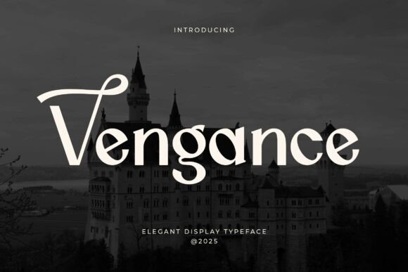 Vengance Font: The Serif Display for Bold Campaigns