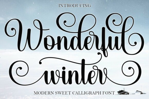 Wonderful Winter: A Modern Script Typeface for Web Design