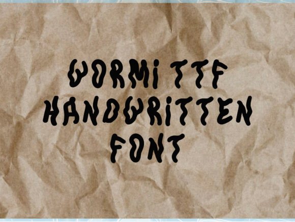 Wormi: A Playful Typeface for Quirky Branding